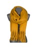 Scarf Szal-mustard