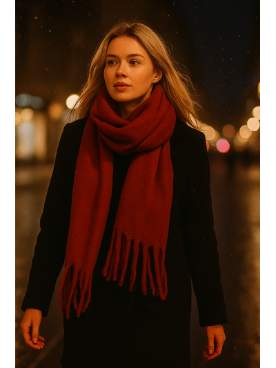 Scarf Szal-red