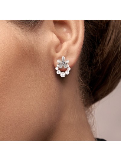 Kolczyki MEO-3 SILVER