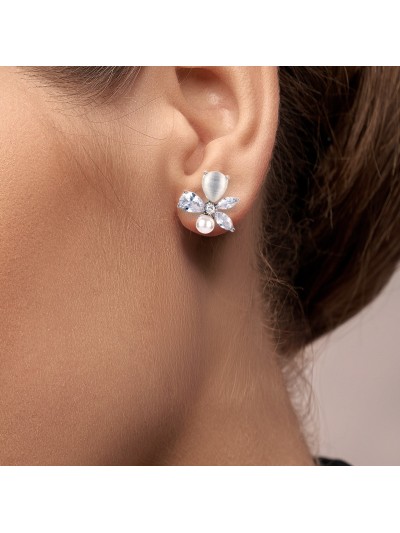 Kolczyki MEO-5 SILVER