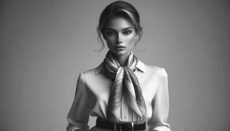 jak nosić apaszkę do koszuli