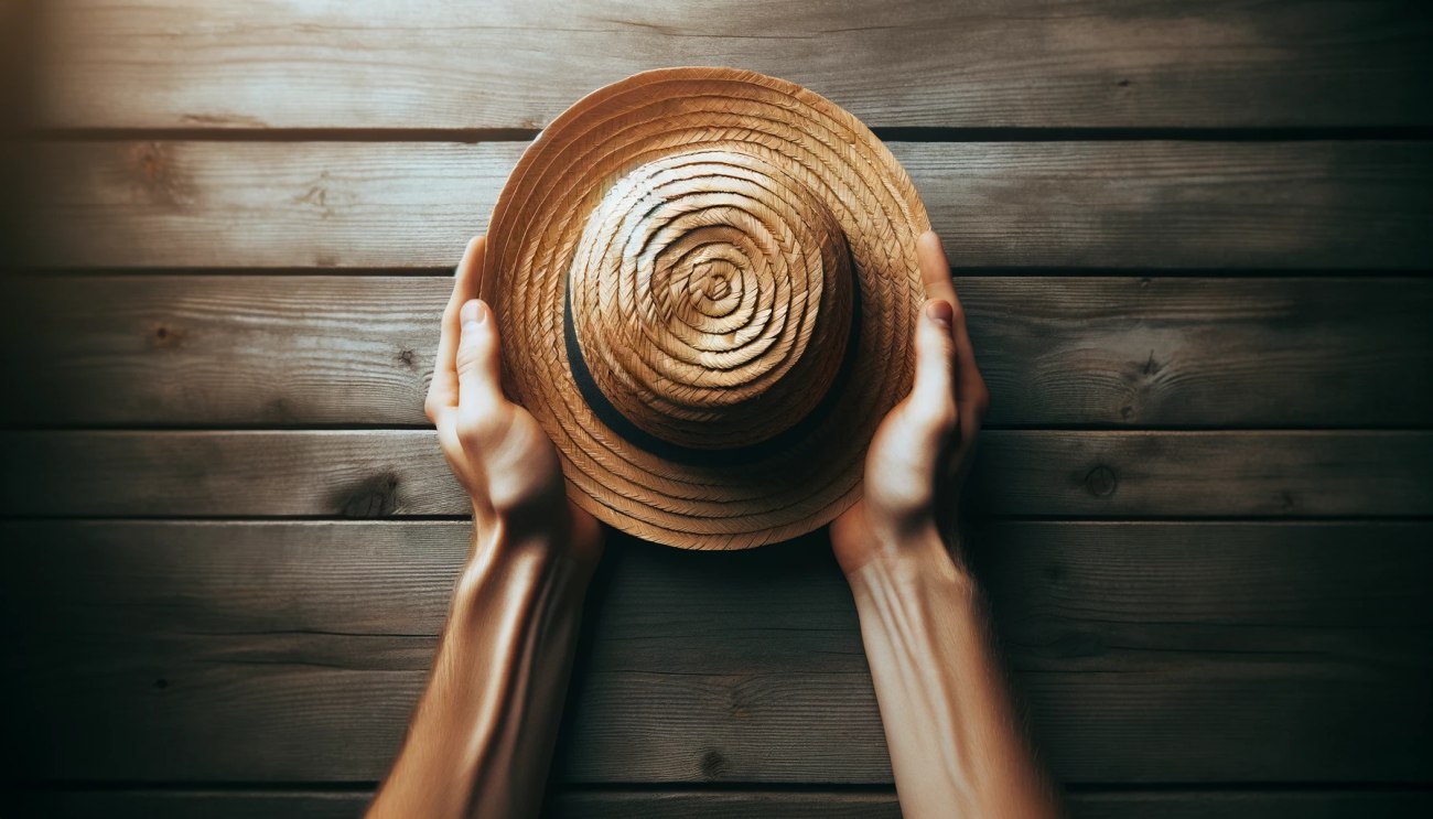 kapelusz słomkowy
