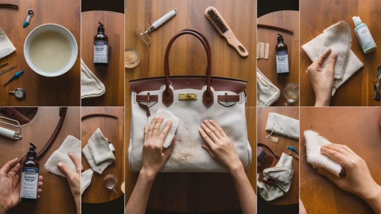 jak wyczyścić skórzaną torebkę