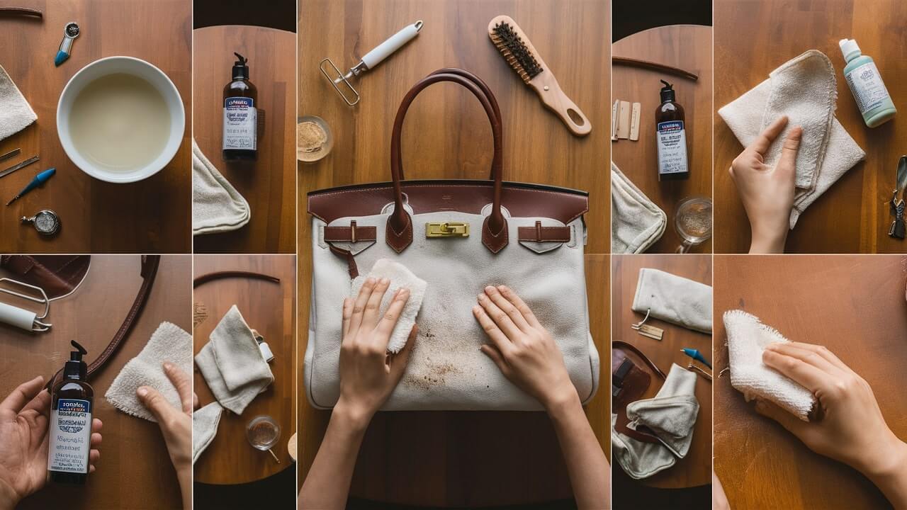 jak wyczyścić skórzaną torebkę