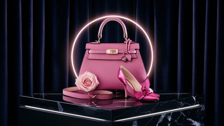 Różowa torebka do czego pasuje