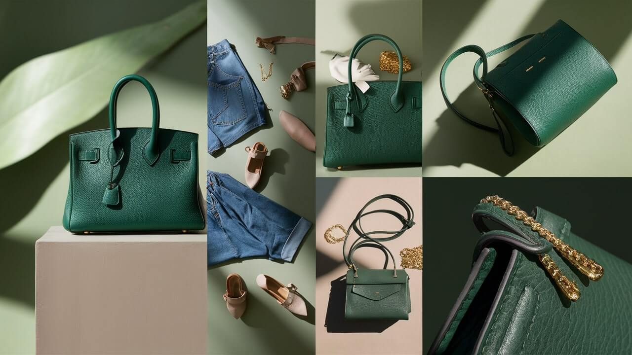 Zielona torebka do czego pasuje