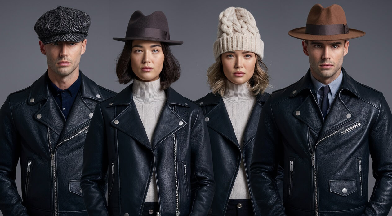 Jaka czapka do czarnej kurtki?