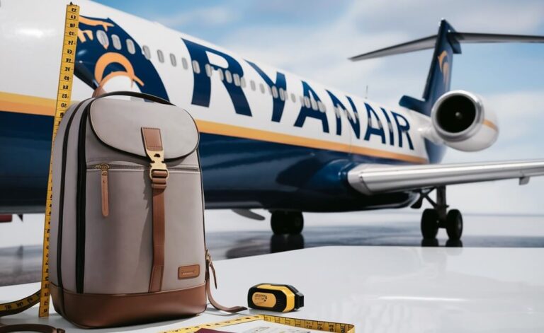 Wymiary plecaka do samolotu Ryanair