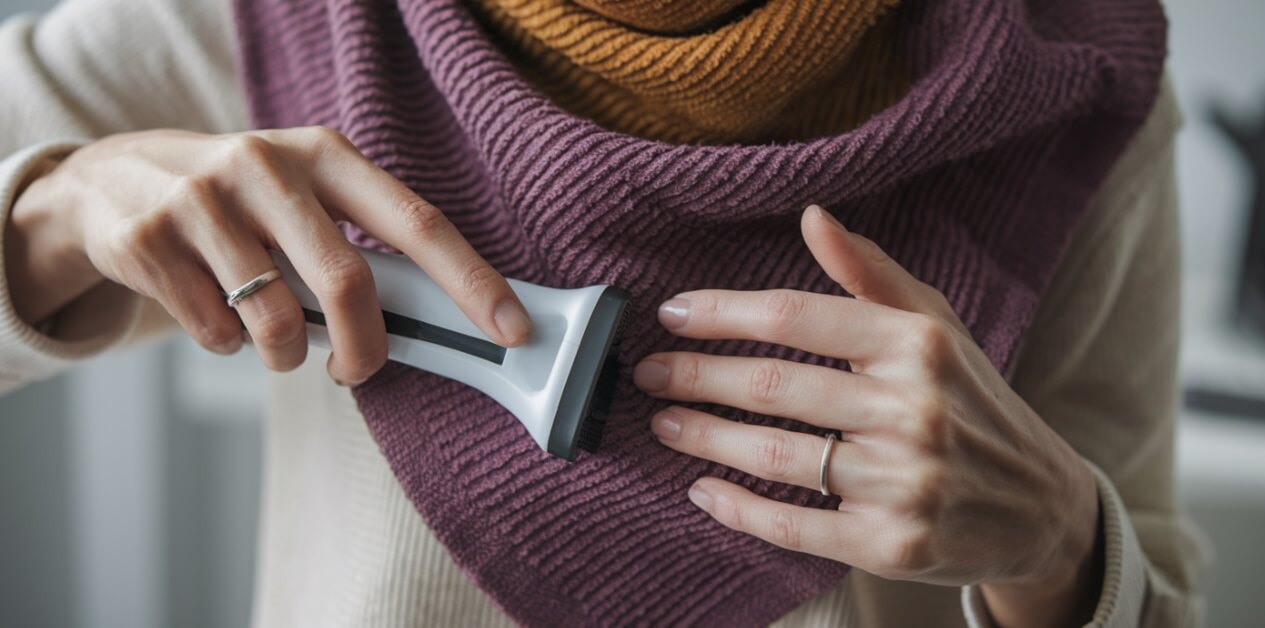 Co zrobić żeby szalik nie zostawiał kłaczków