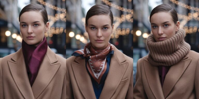 Jak dobrać szalik do płaszcza?