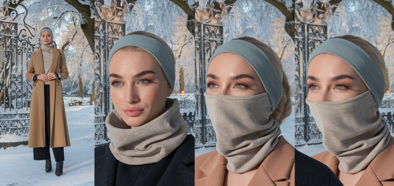 Jak nosić komin damski