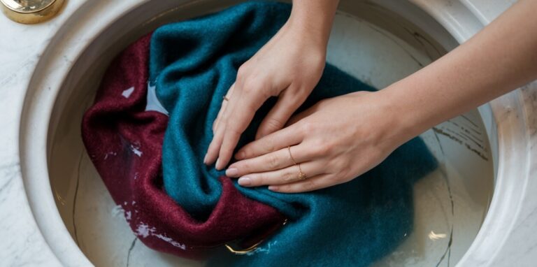 Jak prać kaszmirowy szalik