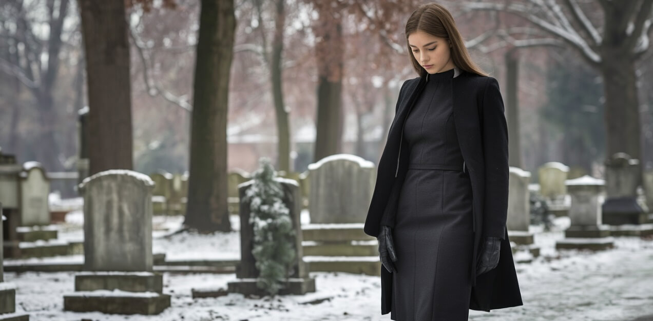 Jak się ubrać na pogrzebie zimą