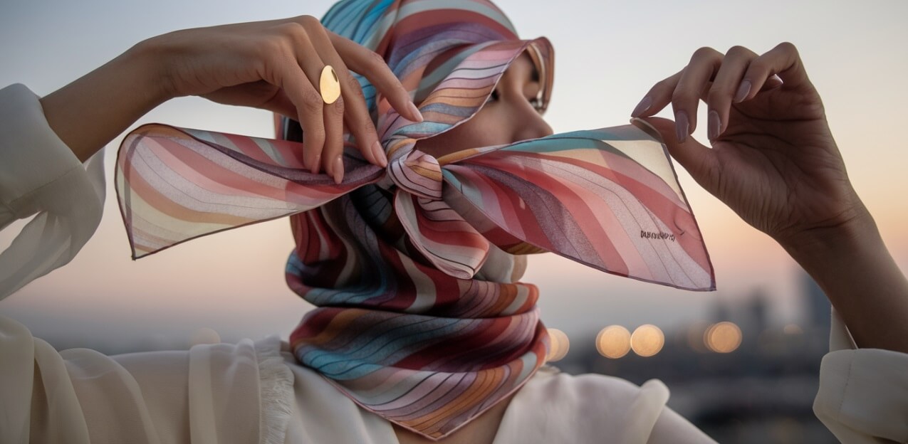 Jak wiązać cienki szalik