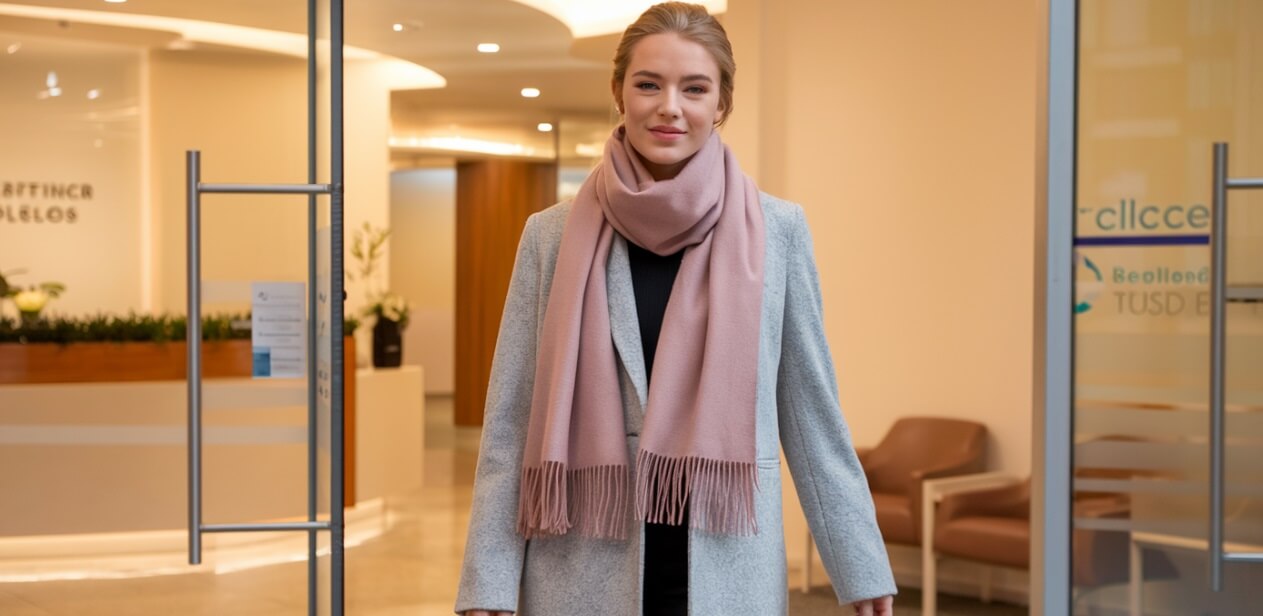 Jaki szalik do szarego płaszcza